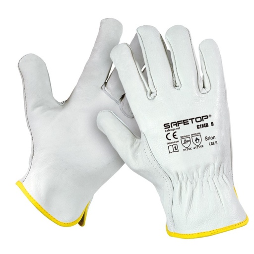 [G114B] BRION, guante piel térmico 100º y bolsa ind.