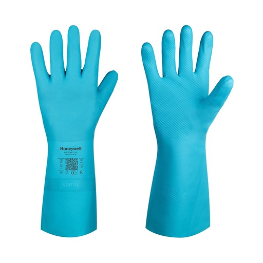 [G323] FLEXITRIL FLOCKED, guante nitrilo alimentario+quimico