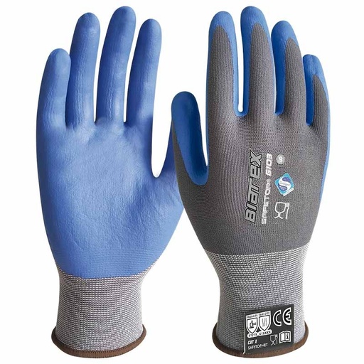 [G103] BIATEX, guantes nitrilo azul alimentario y anticalórico