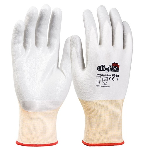[60-60] Handilux Palm, Guante de Lycra-nitrilo Antihuellas