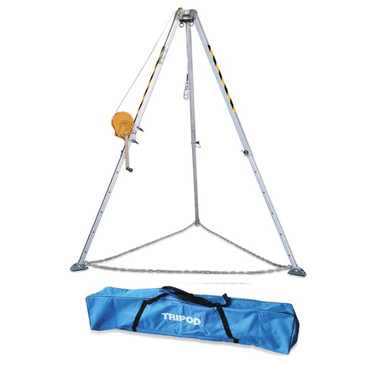 [80375] KIT espacios confinados, con trípode 2m torno 25m y mochila