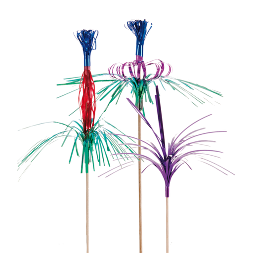 [116.05] ADORNOS HELADOS "METALIZADOS" 18/22 (h) CM SURTIDO MADERA (144 UNID.)