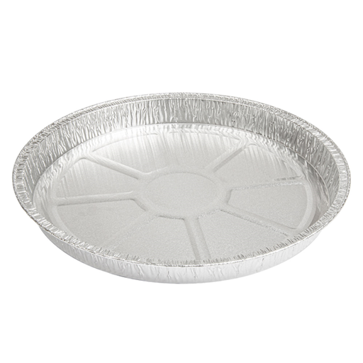 [340.29] RECIPIENTES TARTALETAS 900 ML Ø 24,7/23x2,2 CM ALUMINIO (100 UNID.)