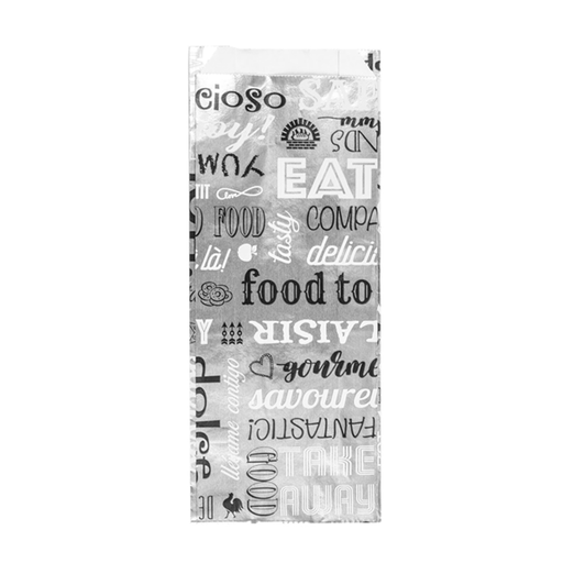 [230.25] Bolsas Para Sándwiches 'Parole' 35+20 G/M2 9+4X22 Cm Plateado Pergamino + Aluminio (500 Unid.)