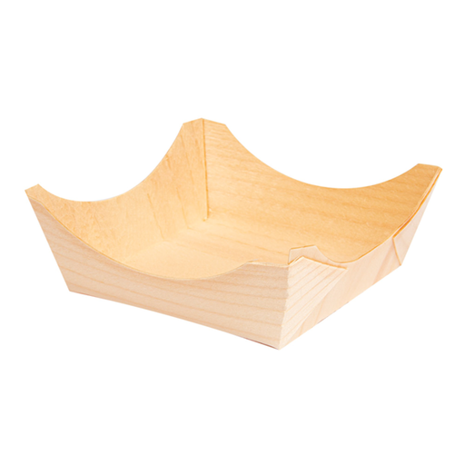 [250.31] BARQUILLAS DE HOJUELA DE ÁLAMO 8x8x3,5 CM NATURAL MADERA (100 UNID.)