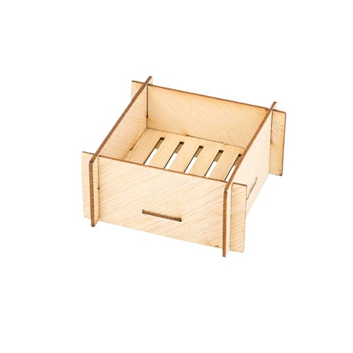 [205.81] MINI RECIPIENTES PARA TAPAS 6,3x6,3x3 CM NATURAL BAMBÚ (100 UNID.)