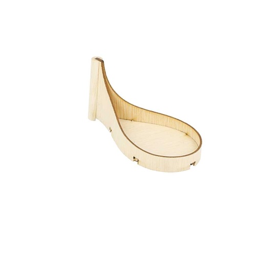 [205.82] Mini Cucharas Para Tapas 10,5X5X5 Cm Natural Bambú (100 Unid.)