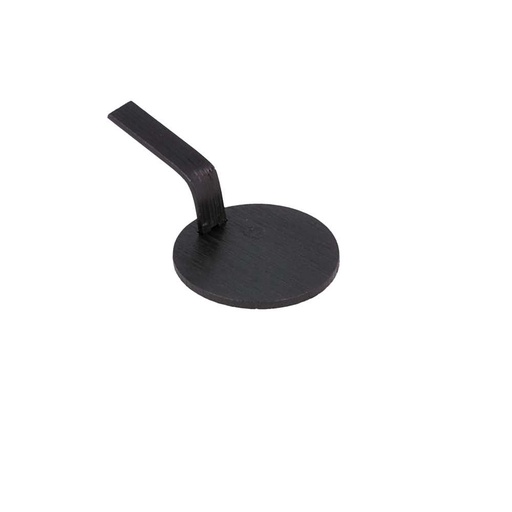 [205.74] MINI PALAS PARA TAPAS Ø 5 CM NEGRO BAMBÚ (100 UNID.)