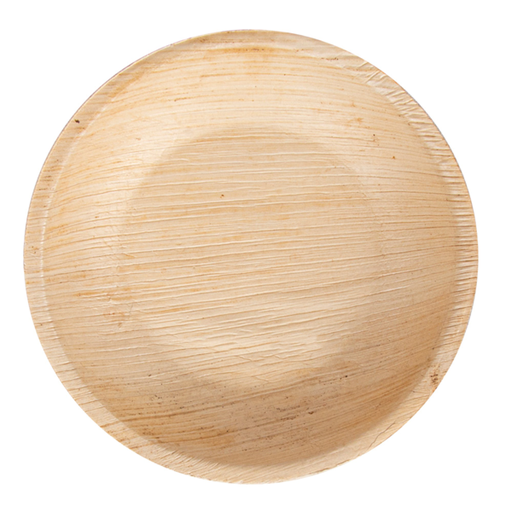 [224.59] Platos Redondos 'Areca' Ø 12,5X1,5 Cm Natural Areca (200 Unid.)