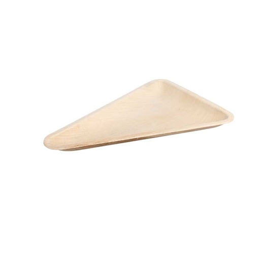 [225.33] PLATOS TRIANGULARES 'ARECA' 23x15,5x2,2 CM NATURAL ARECA (200 UNID.)