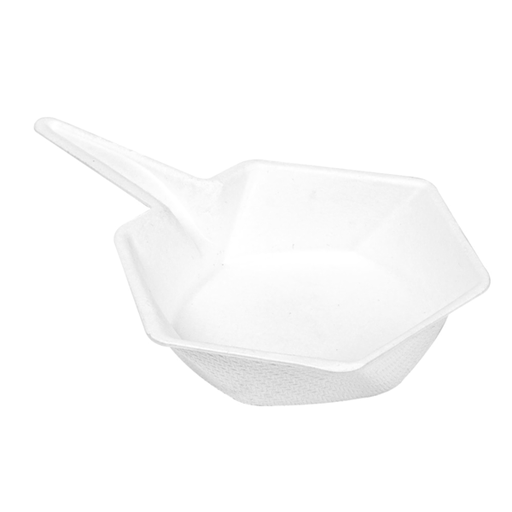 [265.78] RECIPIENTES HEXAGONALES 'BIONIC' 5,5x1,5 CM BLANCO BAGAZO (1000 UNID.)