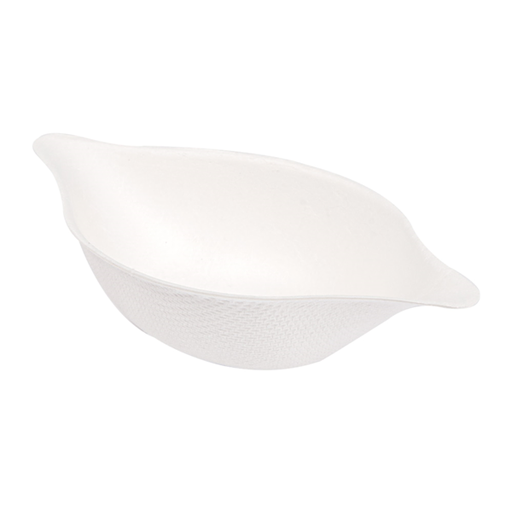 [232.81] RECIPIENTE "LIMÓN" 'BIONIC' 11x5,2x3 CM BLANCO BAGAZO (1000 UNID.)