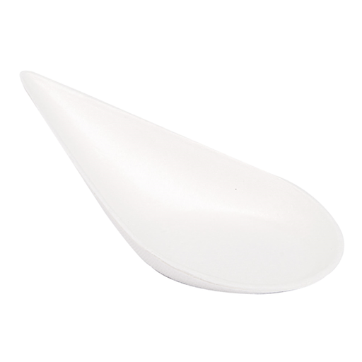 [232.77] RECIPIENTE CUCHARA GOTA 'BIONIC' 10,1x5x2,9 CM BLANCO BAGAZO (1000 UNID.)