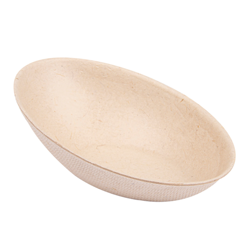 [232.72] Recipiente Oval 'Bionic' 8X4,8X2,7 Cm Natural Bagazo (1000 Unid.)