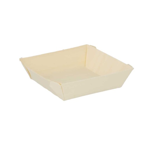 [223.60] Barquillas Cuadradas 60 Ml 7X7X2 Cm Natural Madera (500 Unid.)