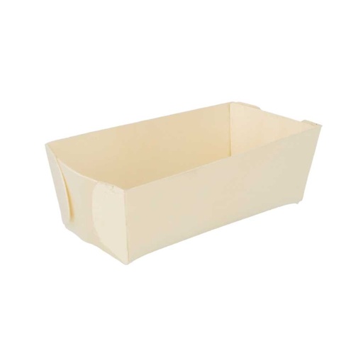 [223.64] Barquillas Rectangulares 200 Ml 12X6,2X4 Cm Natural Madera (500 Unid.)