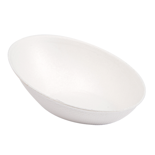 [232.73] RECIPIENTE OVAL 'BIONIC' 8x4,8x2,7 CM BLANCO BAGAZO (1000 UNID.)