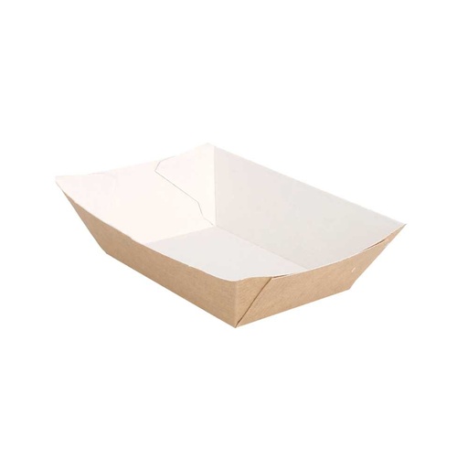 [234.85] BARQUILLAS 'THEPACK' 120 G 220 G/M2 7,4x4,8x3,3 CM NATURAL CARTÓN ONDULADO NANO-MICRO (2400 UNID.)