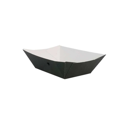 [252.17] BARQUILLAS 'THEPACK' 480 G 230 G/M2 10x6,2x4,8 CM NEGRO CARTÓN ONDULADO NANO-MICRO (1800 UNID.)