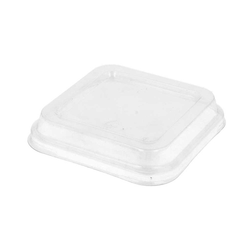 [212.89] Tapas Para Código 212.84 'Bionic' 10X10X2 Cm Transparente Pet (1000 Unid.)