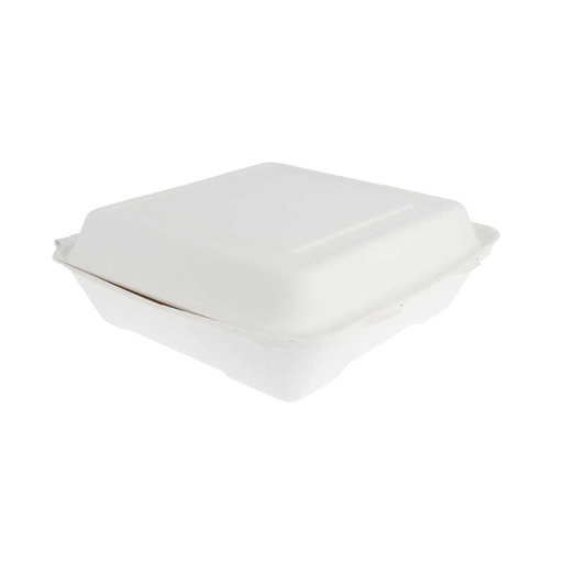 [150.99] Conchas "L" 'Bionic' 22,5X22,5X7,5 Cm Blanco Bagazo (200 Unid.)