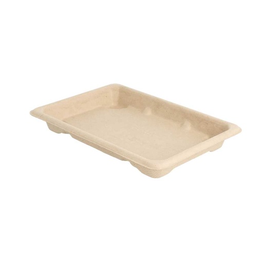 [212.94] CAJAS SUSHI 'BIONIC' 16,5x11,5x1,5 CM NATURAL BAGAZO (1000 UNID.)