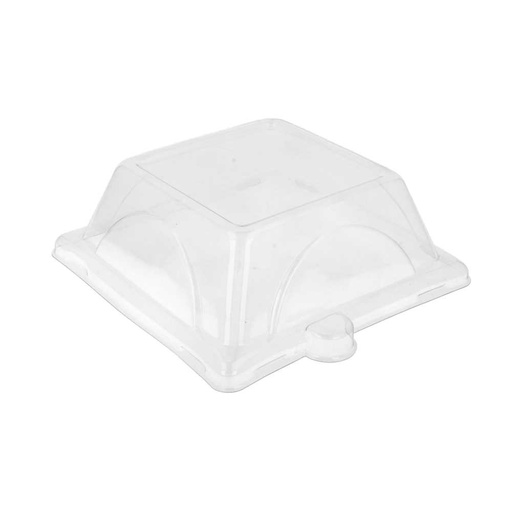 [215.91] Tapas Para Código 215.90 'Bionic' 16,4X16,4X4 Cm Transparente Pet (500 Unid.)