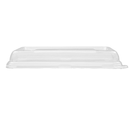 [221.43] TAPAS ALTAS PARA CÓDIGOS 221.38-221.39 'BIONIC' 22,2x14,6x2,8 CM TRANSPARENTE PET (600 UNID.)