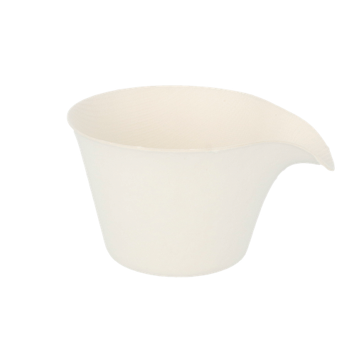 [209.92] Tazas De Café 'Bionic' 150 Ml Ø 8,9(10,7)X6 Cm Blanco Bagazo (200 Unid.)