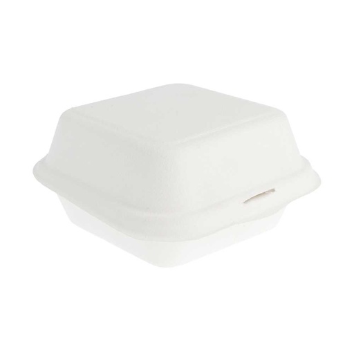 [125.26] CONCHAS HAMBURGUESA 'BIONIC' 450 ML 15,2x15x8,4 CM BLANCO BAGAZO (600 UNID.)