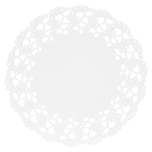 [301.03] Rodales Calados 53 G/M2 Ø 11,5 Cm Blanco Papel (250 Unid.)