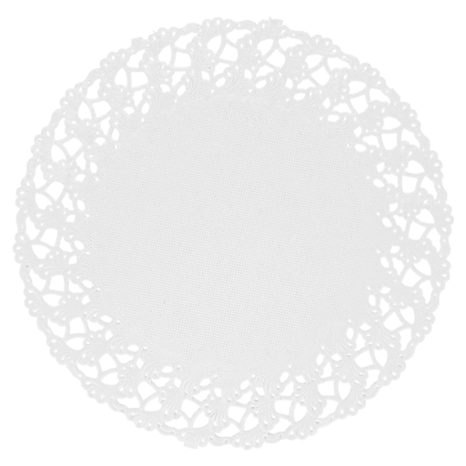 [301.05] RODALES CALADOS 53 G/M2 Ø 14 CM BLANCO PAPEL (250 UNID.)