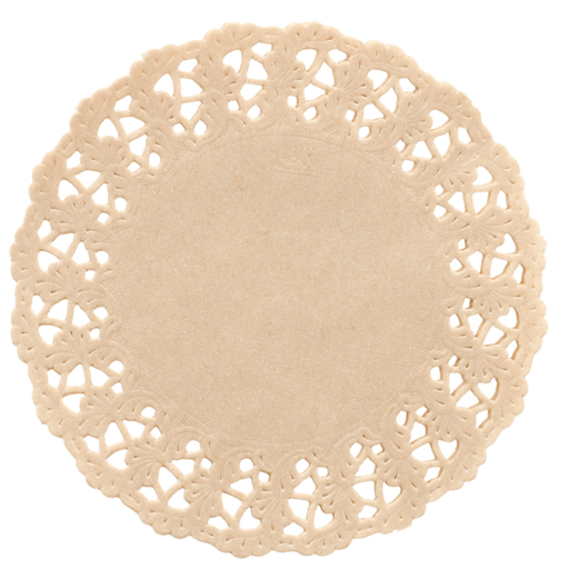[224.49] RODALES CALADOS 40 G/M2 Ø 24 CM NATURAL KRAFT (250 UNID.)