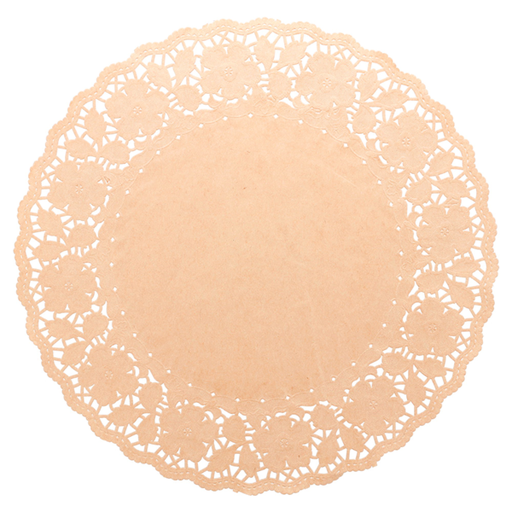 [224.54] RODALES CALADOS 40 G/M2 Ø 42 CM NATURAL KRAFT (250 UNID.)