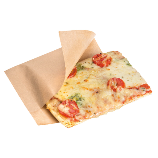 [173.87] BOLSAS ABIERTAS PINCHOS, HOT DOGS 'OPEN PACK' 35 G/M2 + 10 LDPE 15x13/10 CM NATURAL KRAFT (100 UNID.)