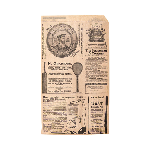 [226.68] Papel Antigrasas Abierto 2 Lados Crêpes & Tacos 'Times' 32 G/M2 13X22 Cm Natural Perg. Antigrasas (500 Unid.)