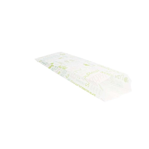 [229.22] BOLSAS BAGUETTES 'PAROLE' 35 G/M2 9+4x30 CM BLANCO PERG. ANTIGRASAS (500 UNID.)