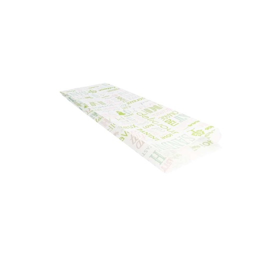 [229.24] BOLSAS BAGUETTES GARNI 'PAROLE' 35 G/M2 12+4x35 CM BLANCO PERG. ANTIGRASAS (500 UNID.)