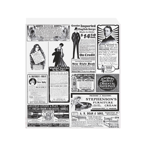 [226.65] PAPEL ANTIGRASAS ABIERTO 2 LADOS FAST FOOD 'TIMES' 35 G/M2 23x25,5 CM BLANCO PERG. ANTIGRASAS (500 UNID.)