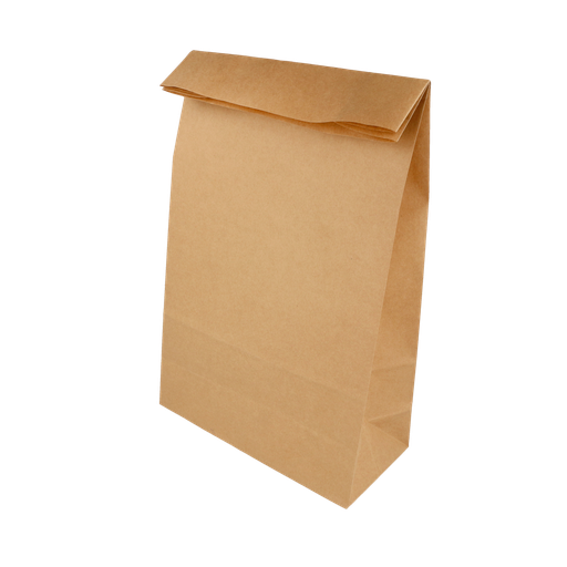 [206.69] Bolsas Sos Sin Asas 70 G/M2 20+9X34,5 Cm Natural Kraft (500 Unid.)