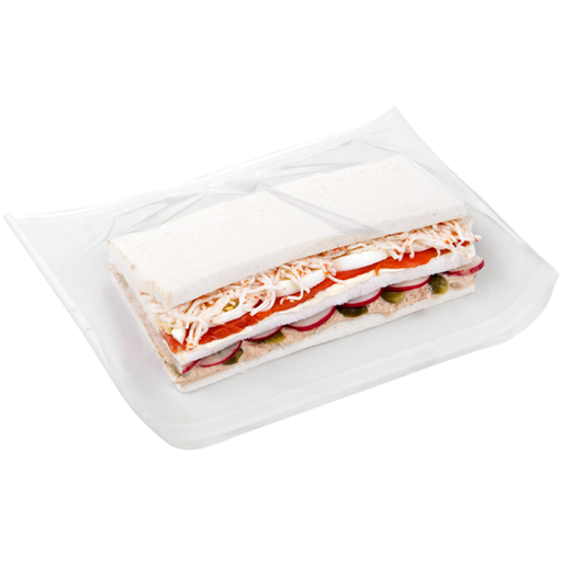[173.06] DELI PACK AUTOCIERRE 30 G/M2 + 13 PP 28x22/20 CM BLANCO KRAFT (500 UNID.)