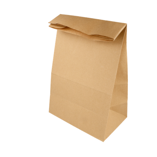 [222.42] Bolsas Sos Sin Asas 70 G/M2 22+14X37 Cm Natural Kraft (500 Unid.)