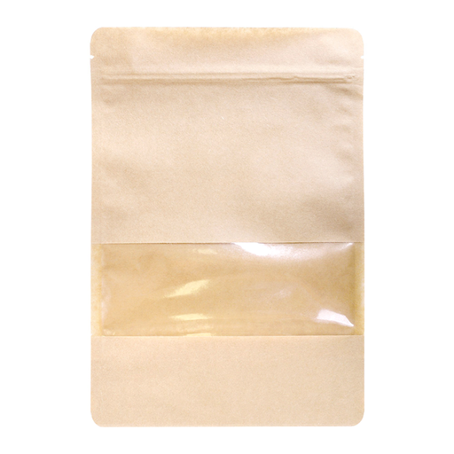 [258.05] BOLSAS AUTOCIERRE 1000 GR 45 + 12 PET + 30 CPP G/M2 20+5x30 CM NATURAL KRAFT (500 UNID.)