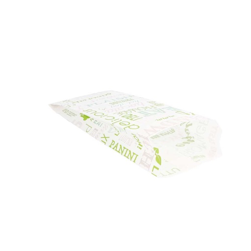 [229.25] BOLSAS SÁNDWICHES 'PAROLE' 35 G/M2 9+4x22 CM BLANCO PERG. ANTIGRASAS (500 UNID.)