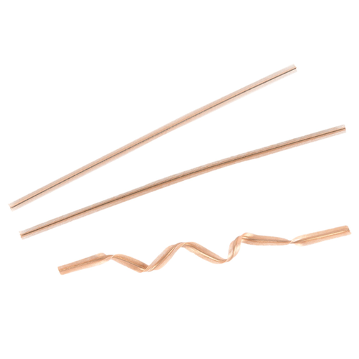 [254.06] CIERRES BOLSAS 9,5 CM NATURAL KRAFT (100 UNID.)