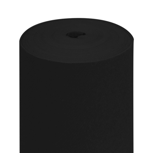 [118.53] "TÚ Y YO" PRE 120CM (20 SER.) 55 G/M2 0,40x24 M NEGRO AIRLAID (6 UNID.)