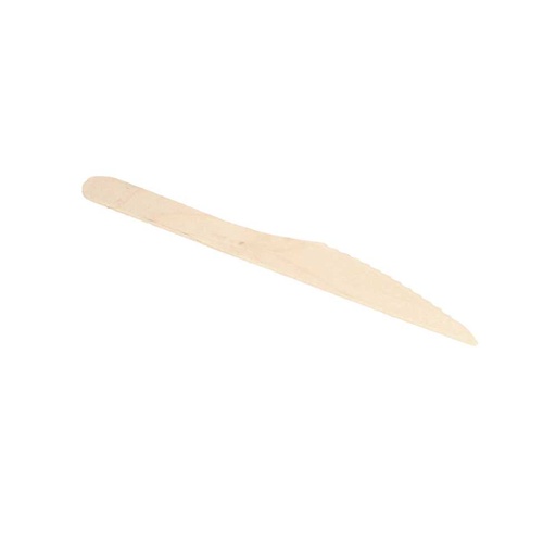 [166.97] Cuchillos 'Makan' 16,4 Cm Natural Madera (100 Unid.)