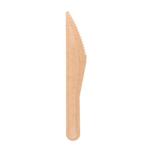 [266.20] CUCHILLOS 'PAPER CUTLERY' 960 G/M2 15,8 CM NATURAL PAPEL (50 UNID.)