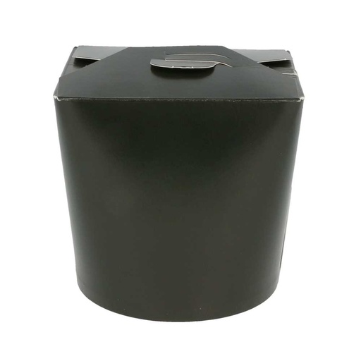 [219.52] ENVASES MULTIUSO MICROONDABLES 780 ML 305 + 18 PE G/M2 Ø9x9 CM NEGRO CARTONCILLO (50 UNID.)