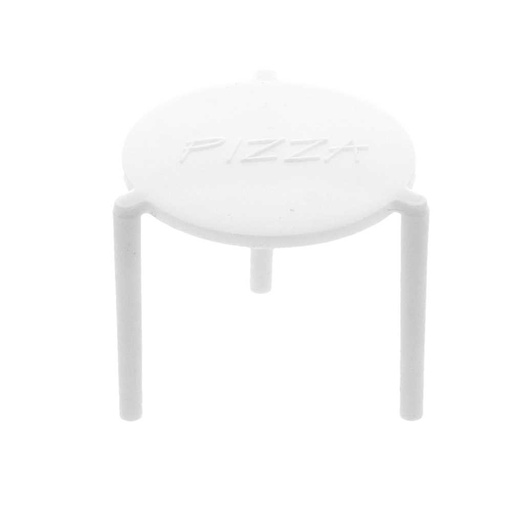 [148.47] MESITAS PIZZA Ø 4,5x3,7 CM BLANCO PP (2000 UNID.)
